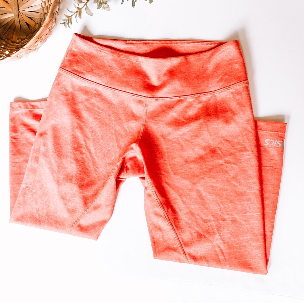 ASICS | Pink High Waisted Cropped Leggings - Picture 1 of 8